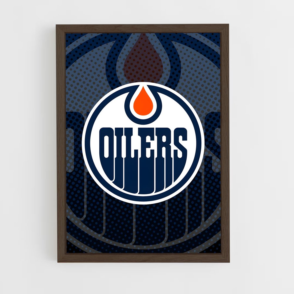 Poster Oilers en Action – affiche Hockey sur glace (vue 5)
